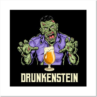 Frankenstein Parody - Funny Halloween Monster Posters and Art